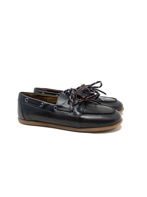 Mocassino vela donna IL LACCIO | 5120CAMOSCIOT.MORO